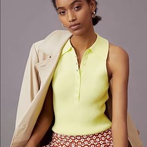 525 from Anthropologie yellow sleeveless shirt